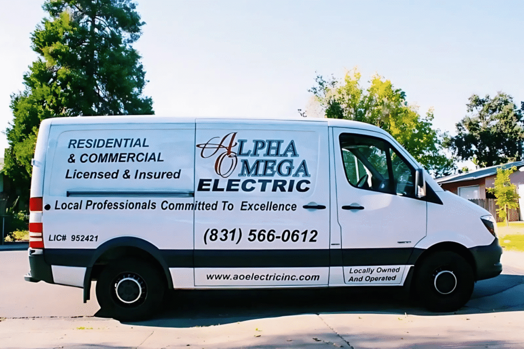 Professional Electricians Services Van Alpha Omega Electric California.png