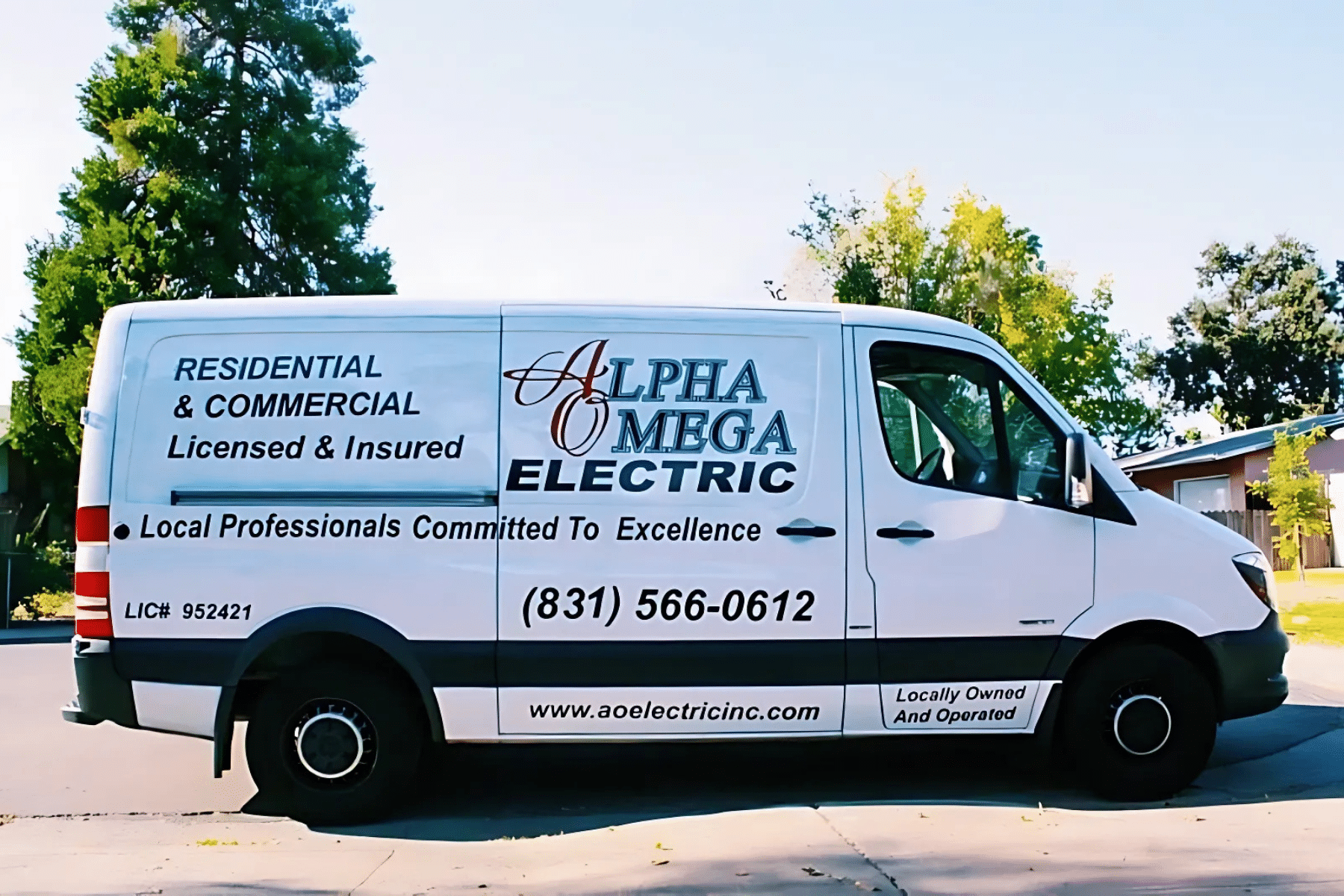 Professional Electricians Services Van Alpha Omega Electric California.png